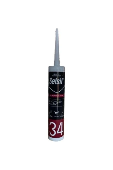 34 Silikonize Mastik 450GR. - 1