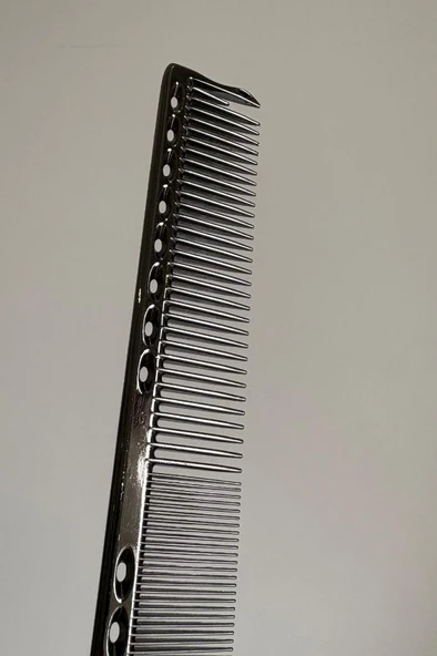 Trina Alüminyum Saç Tarağı Premium 19,5 cm Antrasit Renk - Resim 3