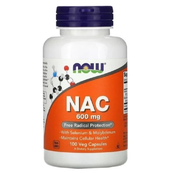 Nac 600 mg 100 Veggie Kapsül ürün görseli