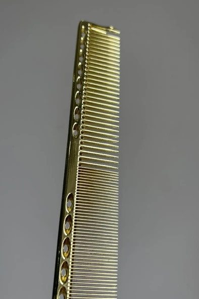 Trina Alüminyum Saç Tarağı Premium 19,5 cm Altın Sarı Renk - 2