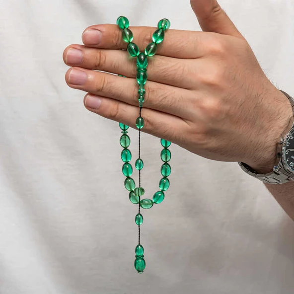 BlackCraft Sıkma Kehribar Tesbih (BC-1DBBA2) ürün görseli 1