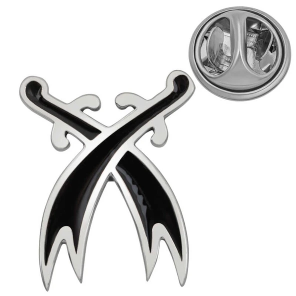 BlackCraft 925 Ayar Gümüş Zülfikar Rozet (BC-A9456C)