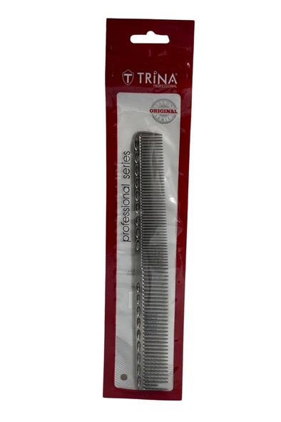 Trina Profseyonel Alüminyum Tarak 21 cm Gümüş - Resim 2