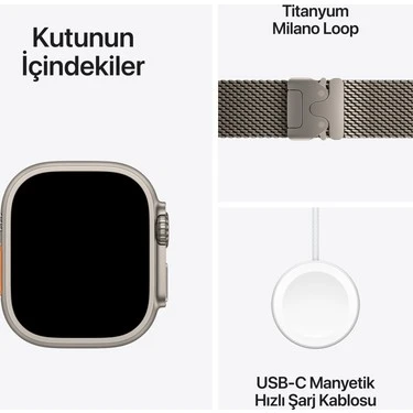Apple Watch Ultra 2 GPS + Cellular 49mm Natural Titanium Case with Natural Titanium Milanese - M - 4
