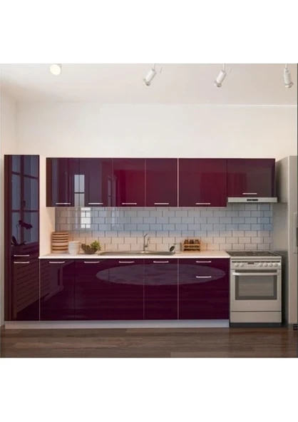 T Designo Sıla Hazır Mutfak Dolabı Kiler Dahil 320 cm Tezgah Dahil ürün görseli