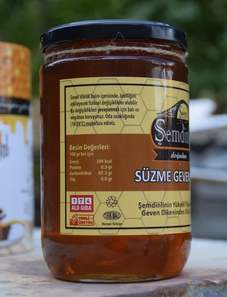 Şehri Şemdinli Süzme Geven Balı 850 gr - 3