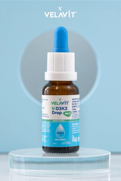 Velavit V-D3K2 Drop Damla 20 ml - Resim 2