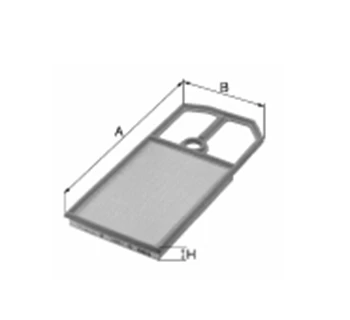 HAVA FİLTRESİ P407 1.8-1.8 16V-2.0-2.0 16V-2.2 04- - C6 3.0 V6 05- - C5 1.8-2.0-3.0 16V SÜNGERLİ 1444.CV-1444.CX-1444.EZ-1444.FN ürün görseli