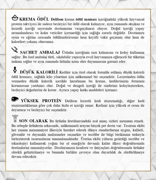 Delibon Creamy Ödül Maması Karidesli 15gr 1 TANE - 3