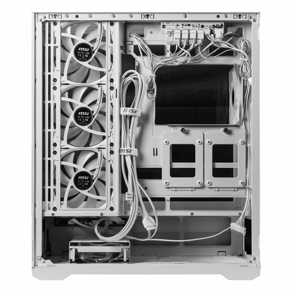 MSI MAG Pano 110R PZ USB 3.2 ARGB ATX Mid Tower Beyaz Kasa - Resim 8