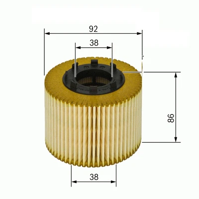 YAĞ FİLTRESİ MASTER II-III-MOVANO 00- TRAFIC II 03- -LGN II 01- -VIVARO 03- 2.2DTI-2.2DCI-2.5DCI 7701472321-7701479124-4506039 ürün görseli