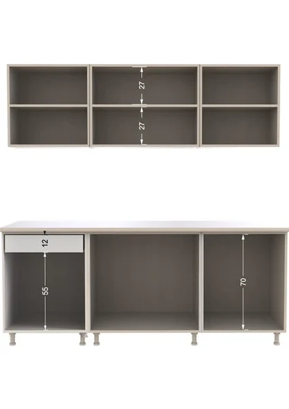 Piraye Mutfak 200 cm Tezgah Dahil - Resim 5