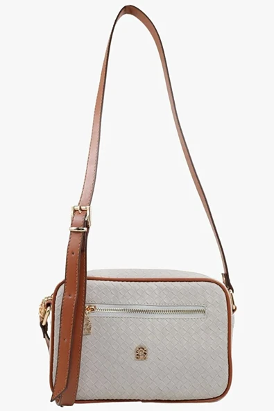 Bayan Çarpraz Askılı Çanta 67-7154 Koyu Gri ürün görseli