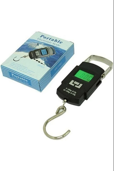 Elektronik Dijital El Kantarı 50 Kg Terazi Tartı 10 Gr Hassasiyet - Resim 6