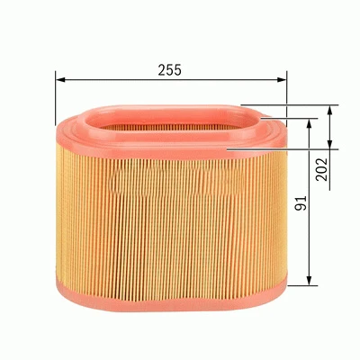 HAVA FİLTRESİ CLIO II 98>05 KANGOO 97>MEGANE I 96>LOGAN 04>SANDERO 08> SOLENZA 03> SYMBOL II 08>14 1.4 E7J K7J 1.6 K7M 2.0 F4R 7701070525-7701069365-7701047655 ürün görseli