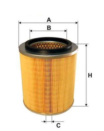 HAVA FİLTRESİ KIA BONGO K2500 2.5L D4BH TCI 98-03 / PREGIO K2700 2.7L J2 KAMYONET 01-04 0K60A23603A-K60A23603-OK60A23603 ürün görseli