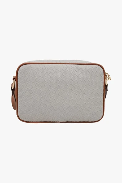 Bayan Çarpraz Askılı Çanta 67-7154 Koyu Gri - Resim 3