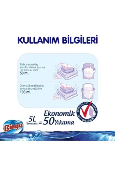 Soft Sıvı Çamaşır Yumuşatıcı Lovely 5 lt 4 Adet - 3