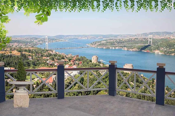 İstanbul Boğaz Köprüsü Manzaralı Duvar Kağıdı - Resim 7