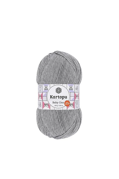 Kartopu Baby One K1000 (gri) Anti-pilling El Örgü Ipi / Yünü 1 Adet