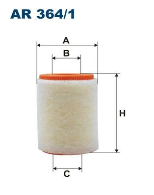 HAVA FILTRESI SMART M160 FORTWO Coupe 451 08> A1600940104 ürün görseli