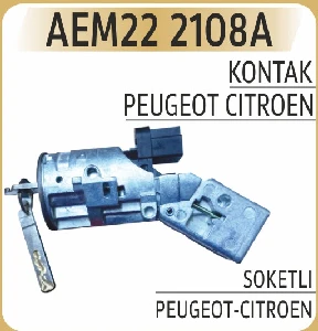 KONTAK ANAHTARI PEUGEOT-CITROEN SOKETLI - AEM-222108A - 1