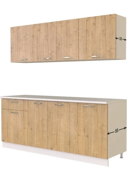 Piraye Mutfak 200 cm Tezgah Dahil - Resim 4