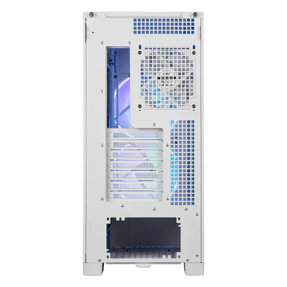 MSI MPG Velox 300R Airflow PZ USB 3.2 ARGB eATX Mid Tower Beyaz Kasa - Resim 7