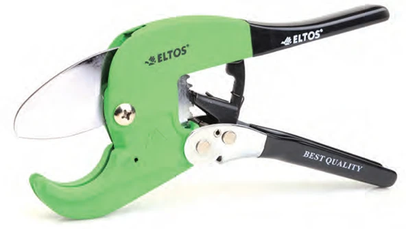 Eltos Profesyonel Pvc / PPRC / Plastik Boru Kesme Makası 42 mm ürün görseli