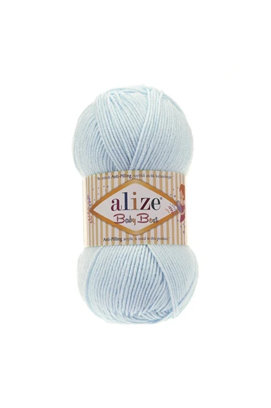 5 Adet Baby Best 189 Açık Turkuaz %10 Bambu - %90 Akrilik (anti-pilling Akrilik) / 100 Gr - 240 M