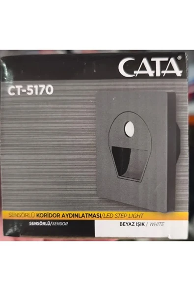 Sensörlü Kare Koridor Aydınlatması , Beyaz Işık - 3