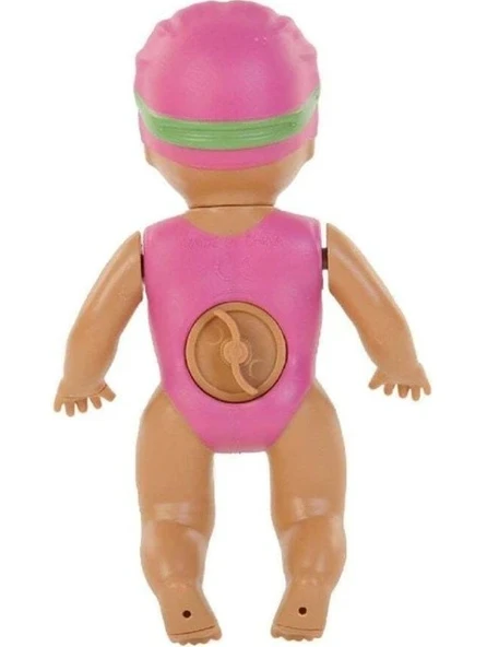 Kurmalı Yüzen Bebek Denizde Havuzda Banyoda Su Kovasında Kendisi Yüzen Bebek Kurmalı 14 Cm - 3