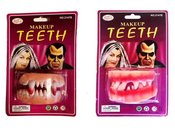 Takma Vampir Dişi 2 Adet vampir ve seyrek model ürün görseli