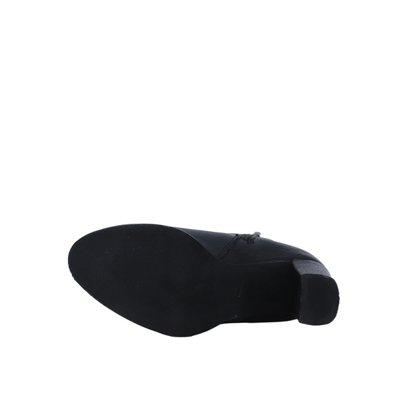 Hobby 26078 Hakiki Deri Kadın Topuklu Bot - Resim 11