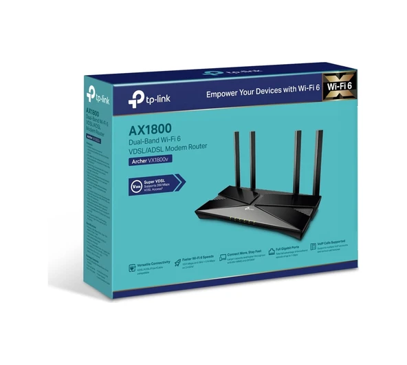 Tp-link Archer VX1800V Wi-fi 5 GHz 1201 Mbps Modem Router - 4