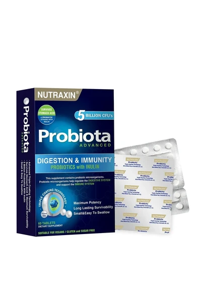 Nutraxin Probiota Advanced 60 Tablet - Resim 4