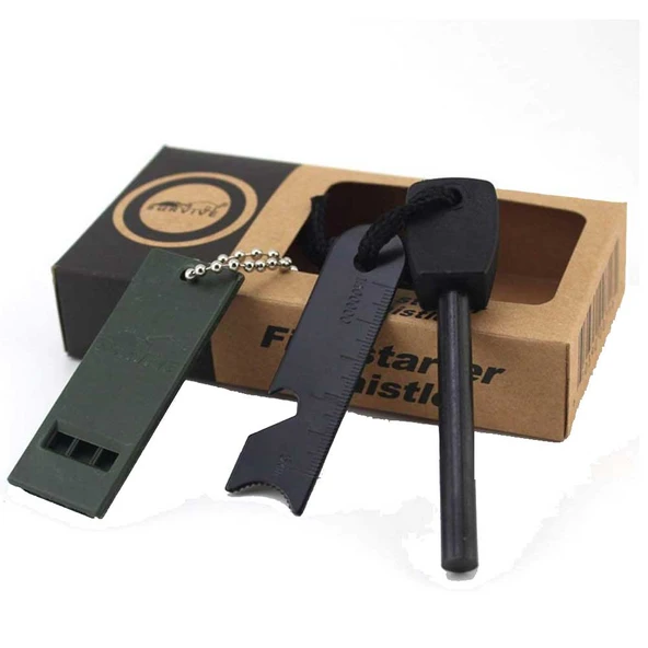 Survive Magnezyum Çubuğu Ateş Başlatıcı Çakmak Taşı ürün görseli