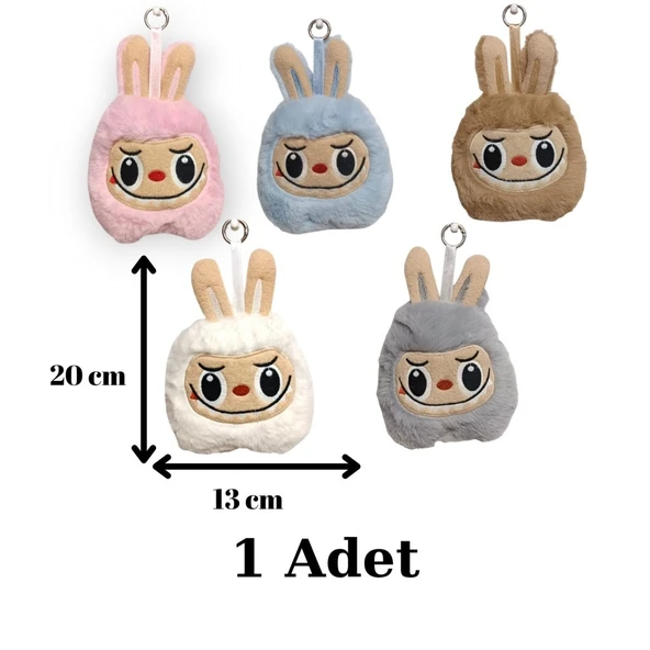 Labubu Peluş Canavar Karakter Anahtarlık