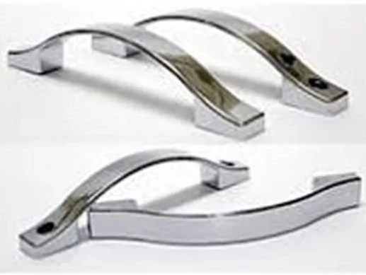 SMD Duşakabin Kapı Kulpu Krom Ay Kulp 4'lü Set - Resim 4