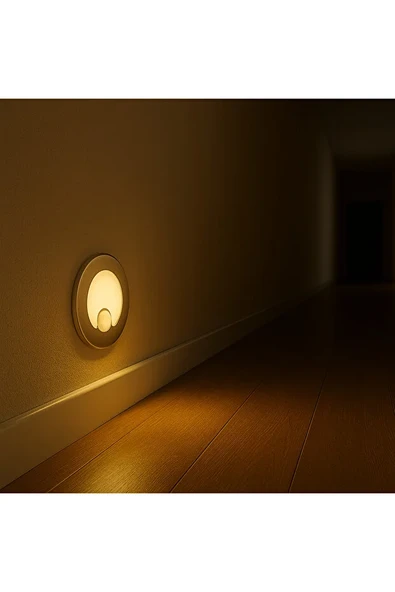 Sensörlü Koridor Aydınlatması , 1.5W Günışığı - 2
