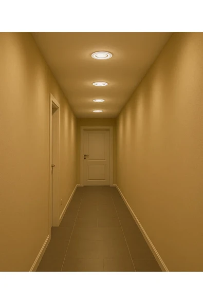 Ortanca Cam Spot , GU10 Duy , 12V , Dekoratif Gömme Aydınlatma