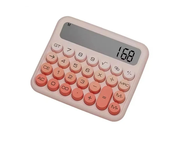 12 Haneli Güneş Enerjili Hesap Makinesi Açılı Geniş Ekran, Çift Güç Kaynağı Solar gül kurusu - 2