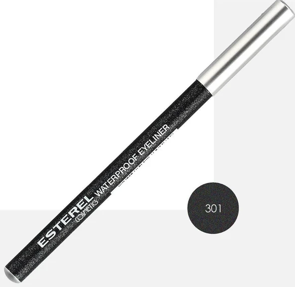 Esterel Göz Kalemi No: 301 - Simli Siyah