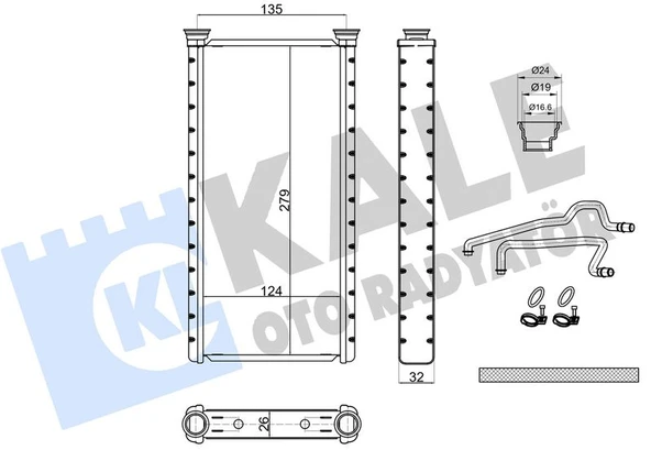 KALORIFER RADYATORU LAND ROVER DISCOVERY L462 RANGE ROVER L405 L494 LR036364 ürün görseli