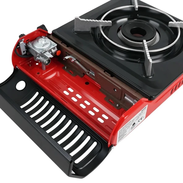 Orcamp Portatif Kamp Ocağı - Gaz Stop Emniyetli - 8 Adet 227 Kartuş - 4