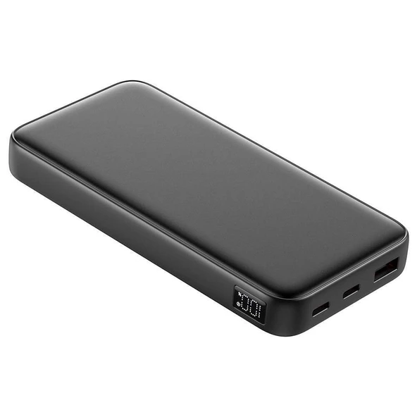 PowerBoost PRIME 130B 10000mAh 22.5W Dahili Kablolu LCD Siyah Tasinabilir Sarj Cihazi Powerbank - 4