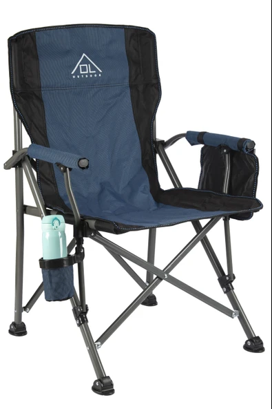 OL Outdoor Mammoth Katlanır Kamp Sandalyesi Mavi