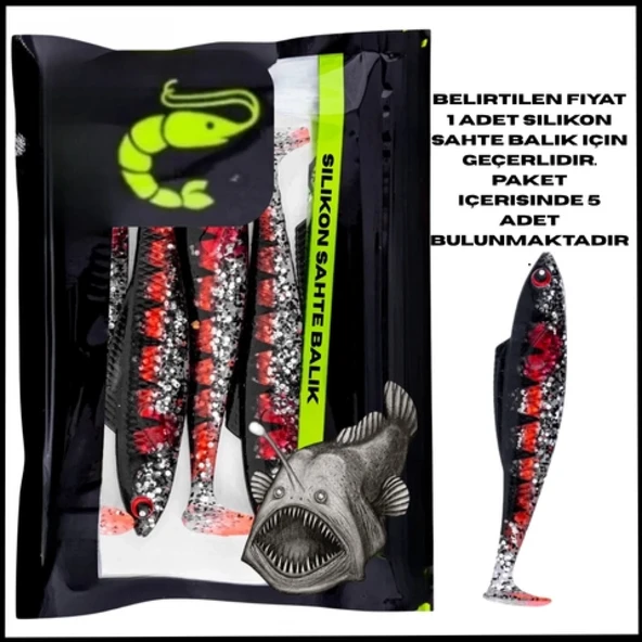 Uyguna-Yakala 4,5g 85mm - UV Boyalı - Kıvılcım-Silikon Sahte Balık -1033-7 ürün görseli