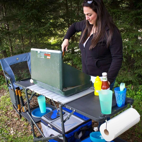 Gci Outdoor Slim-Fold Katlanır Pişirme Kamp Masası - 8