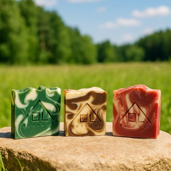 OL OUTDOOR Orman Sabunu + Katranlı Sabun + Kantaron Yağlı Sabun (S.O.S) - 4